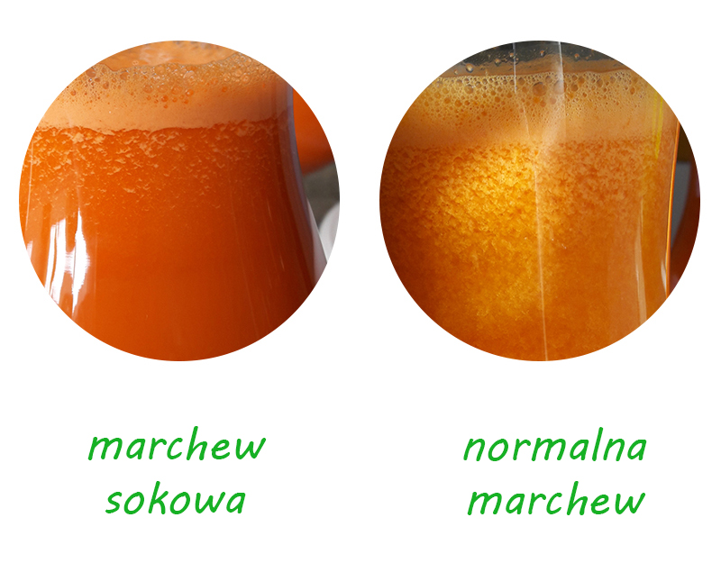 soki marchewkowe