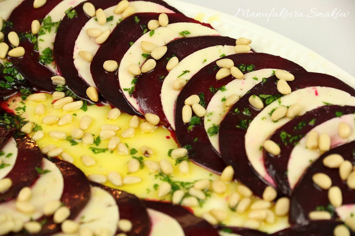 Carpaccio z pieczonych buraków