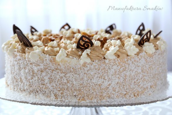 Tort waniliowo - kajmakowy