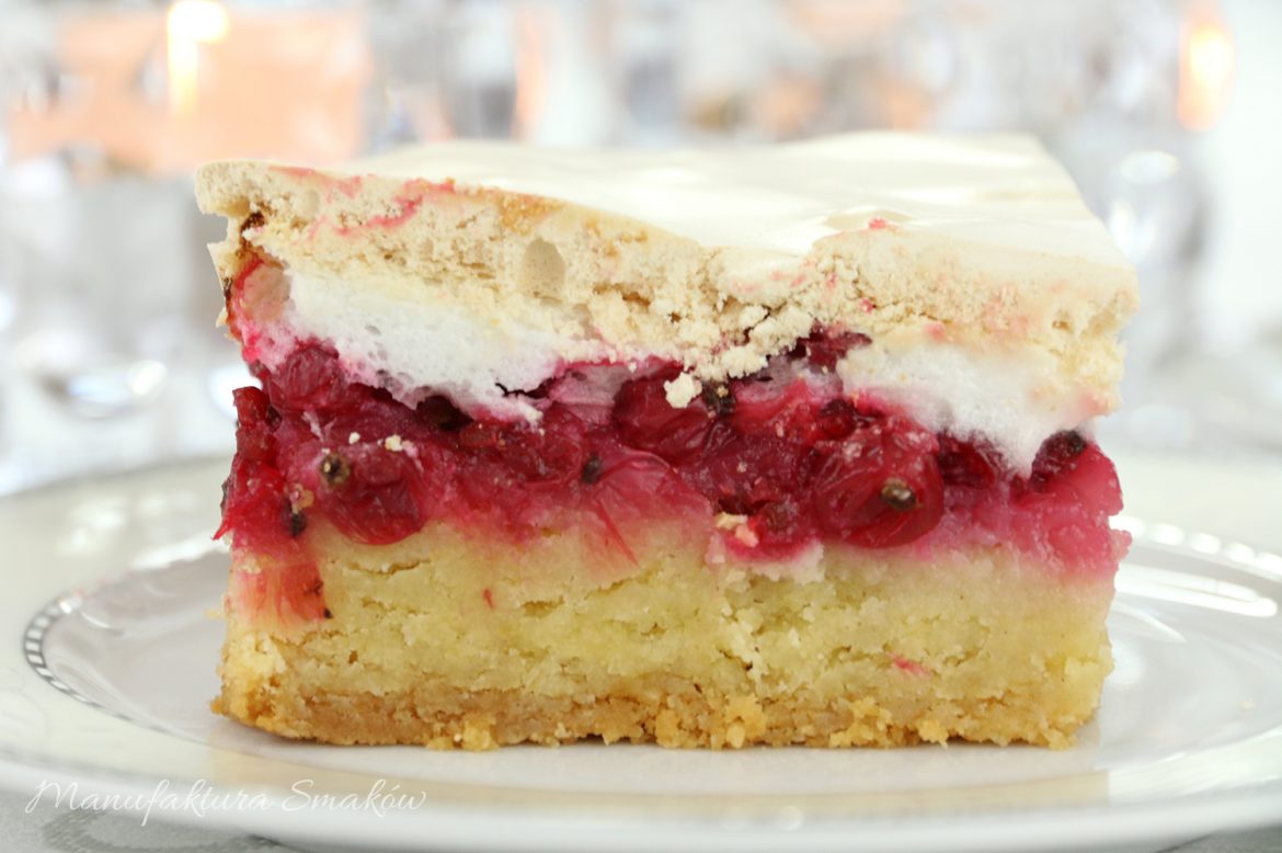 Ciasto porzeczkowe z bezą